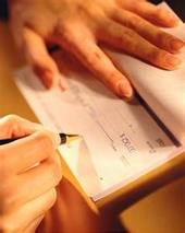 Writing a Check | Grievance Tax Days